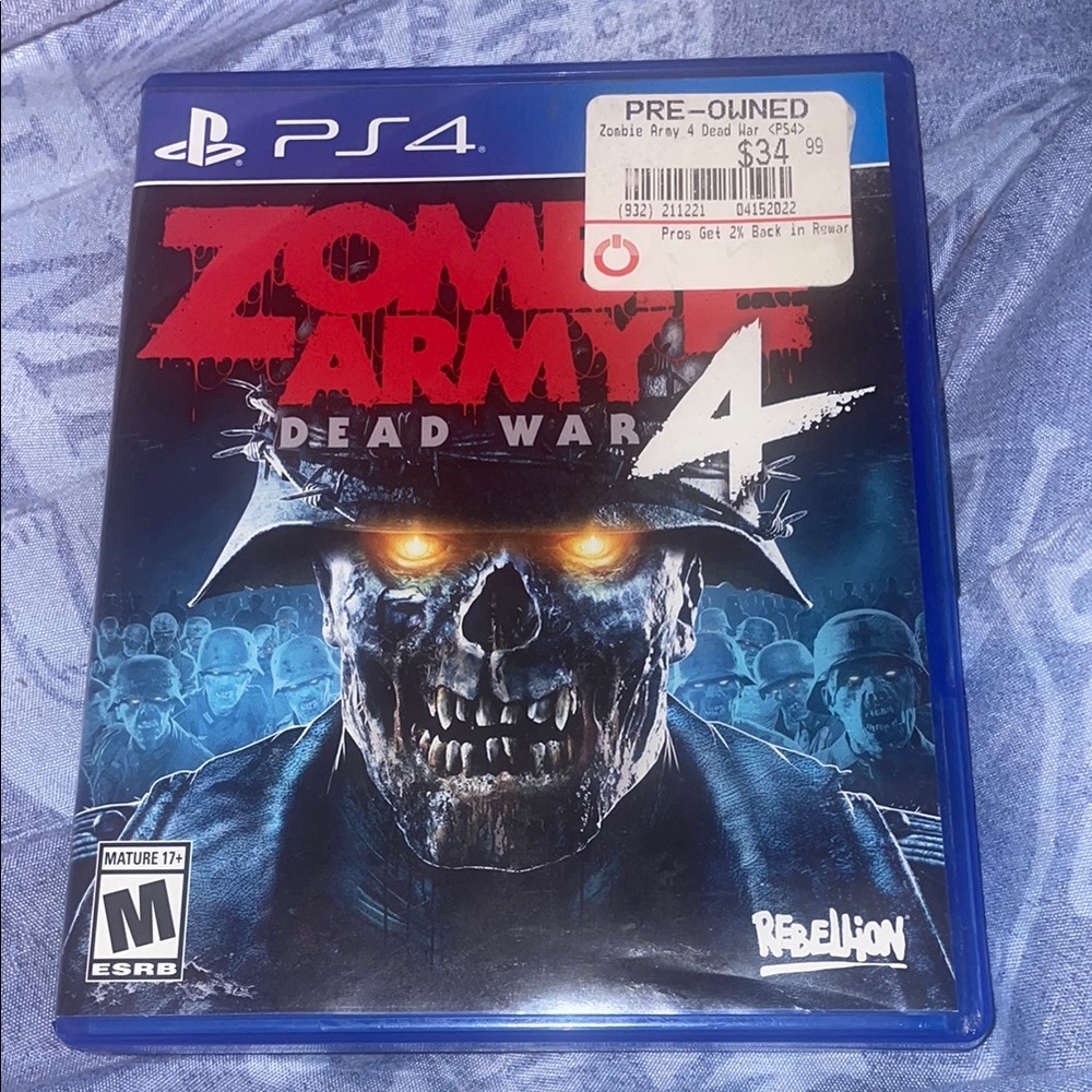 Zombie Army 4: Dead War for PS4 - Blue Case